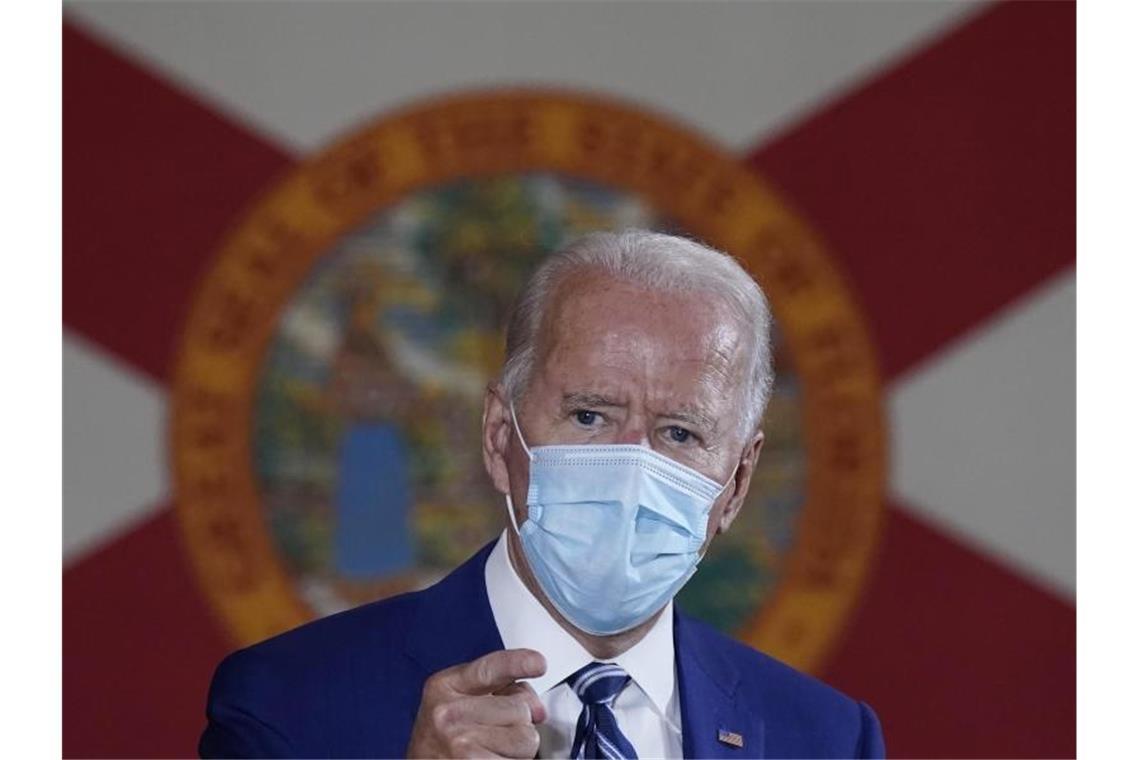 Joe Biden: Habe auf Einsicht Trumps gehofft Der demokratische Präsidentschaftskandidat Joe Biden geht US-Präsident Trump hart an. Foto: Carolyn Kaster/AP/dpa