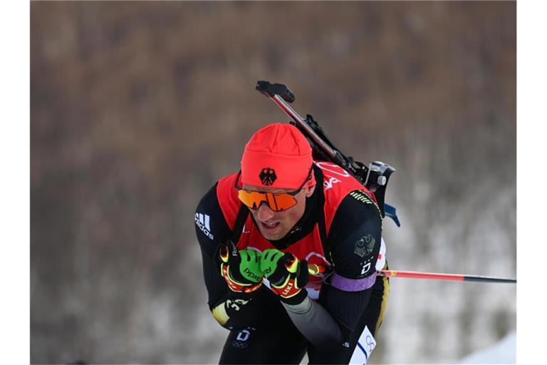 Der deutsche Biathlet Erik Lesser hört nach dieser Saison auf. Foto: Angelika Warmuth/dpa