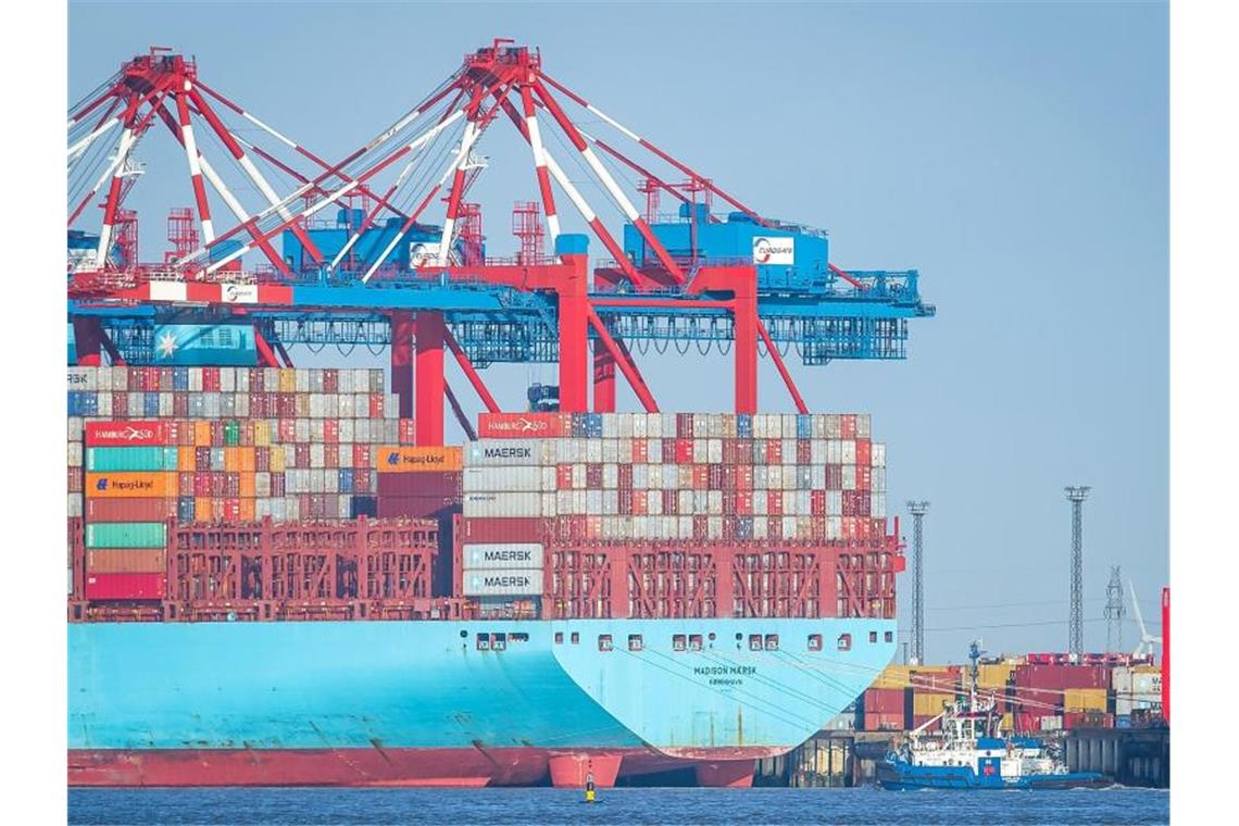 Rekordjahr für deutschen Export nach Corona-Tief Der deutsche Export hat sich im vergangenen Jahr aus dem Corona-Tief herausgearbeitet. Foto: Sina Schuldt/dpa