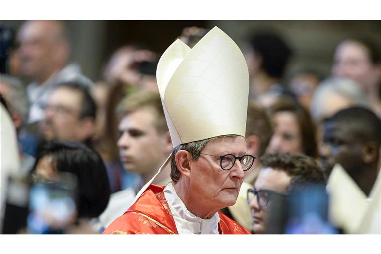Der deutsche Kardinal Rainer Maria Woelki nahm an der Messe vor Beginn des Konklave teil.