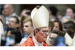 Der deutsche Kardinal Rainer Maria Woelki nahm an der Messe vor Beginn des Konklave teil.