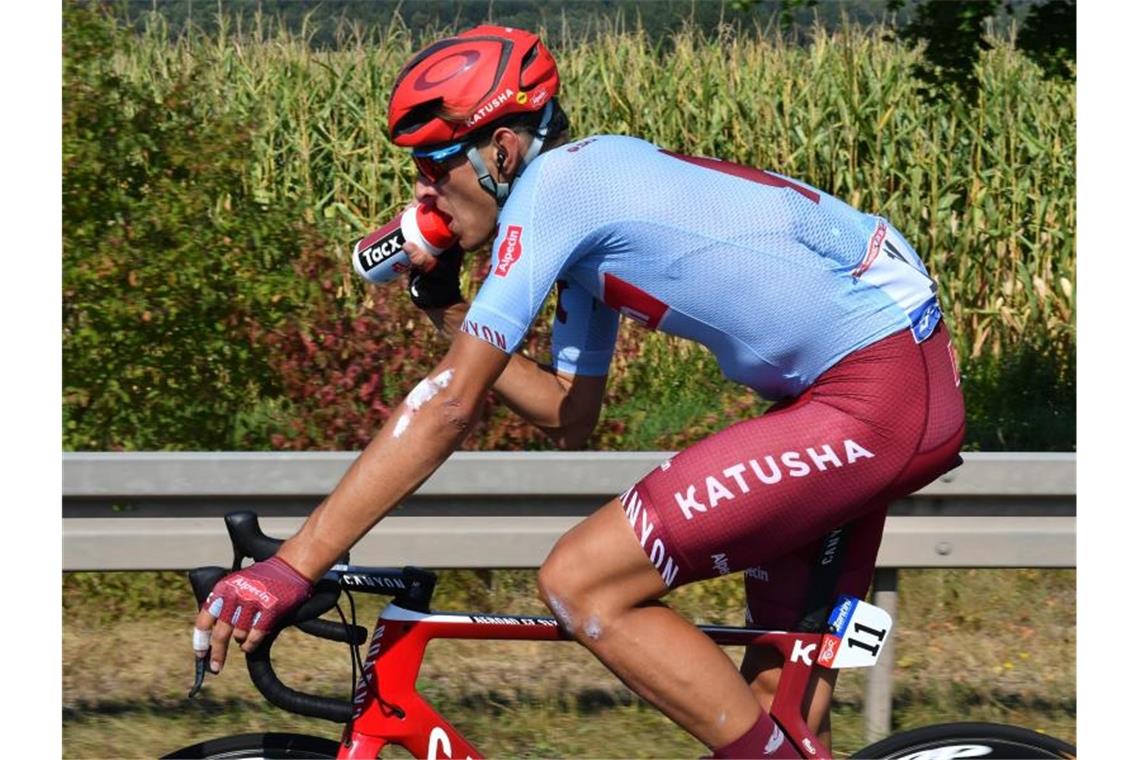 Der Deutsche Nils Politt vom Team Katusha Alpecin gehört zu den Favoriten. Foto: Bernd Thissen