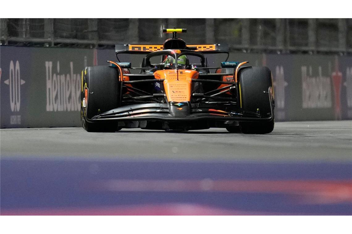 Der Dienstwagen kostete Norris alle Punkte für Rang zwei in Las Vegas.