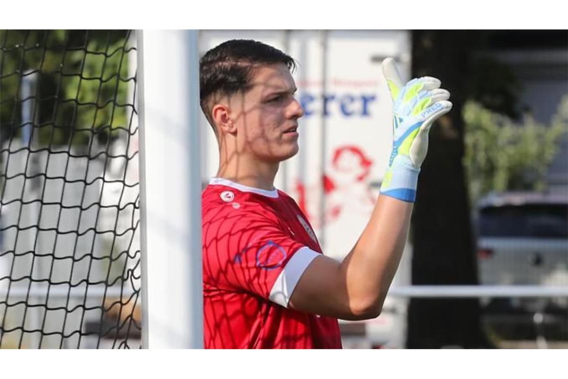 Der Dirigent hinter der Viererkette: Samuel Bates ist die neue Nummer eins beim Landesligisten SV Leonberg/Eltingen