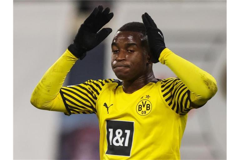Der Dortmunder Youssoufa Moukoko steht der U21-Auswahl doch nicht zur Verfügung. Foto: Jan Woitas/dpa-Zentralbild/dpa