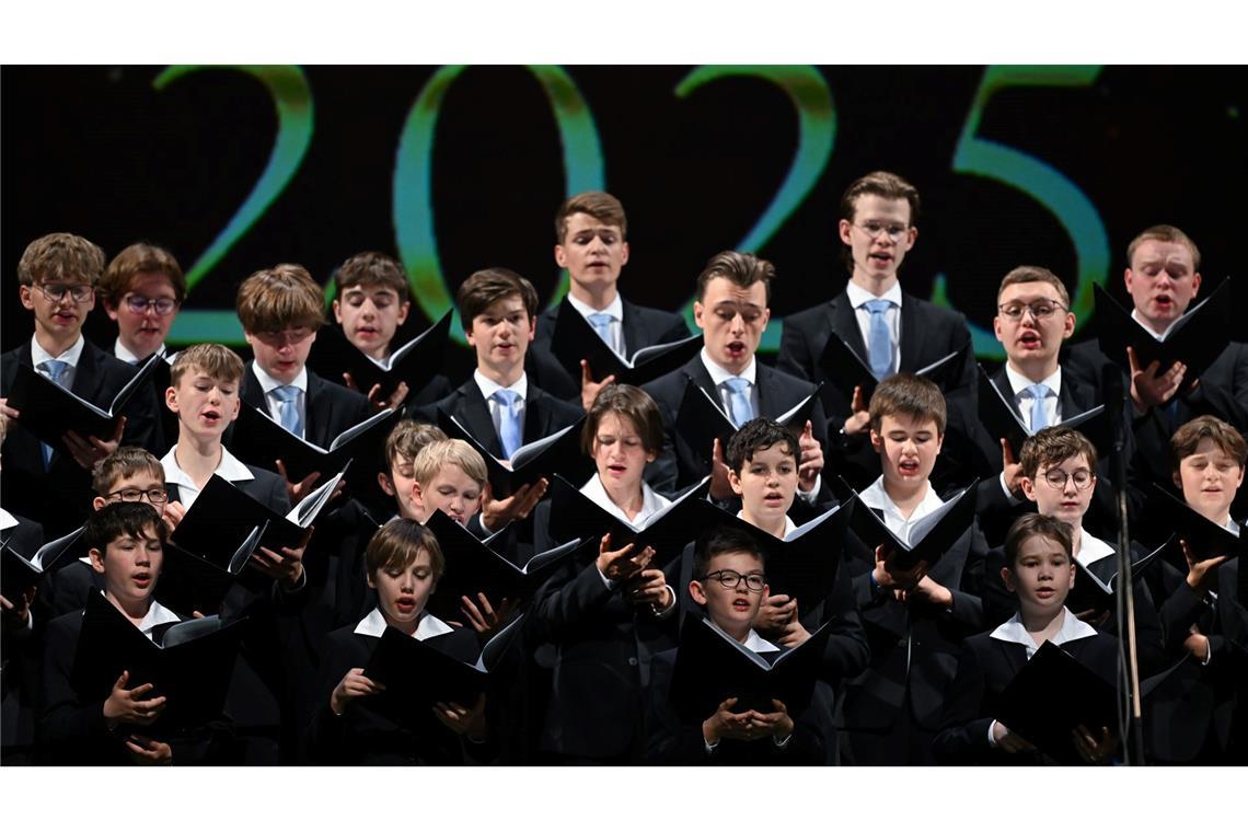 Der Dresdner Kreuzchor singt zur Gala der Europäischen Kulturpreise im Chemnitzer Opernhaus. Dort wurde auch der Chor selbst ausgezeichnet (Archivbild)