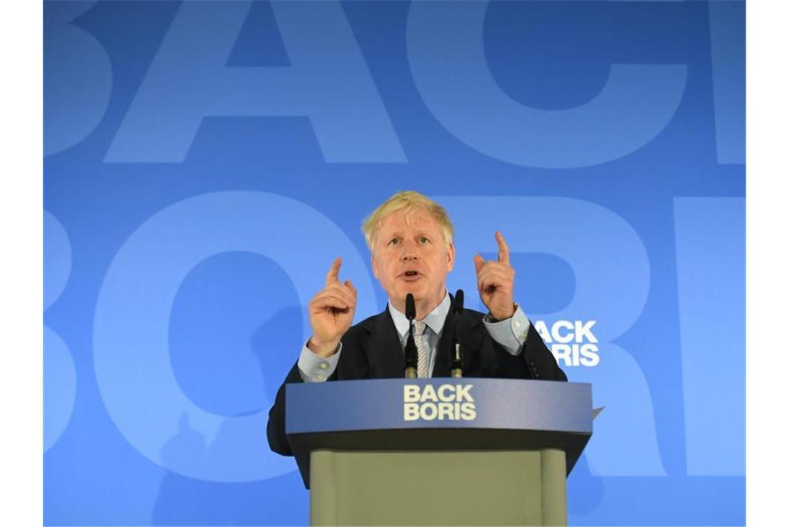 Der ehemalige Außenminister Boris Johnson gilt als aussichreichster Kandidat für das Amt des Vorsitzenden der Konservativen Partei. Foto: Stefan Rousseau/PA Wire/dpa