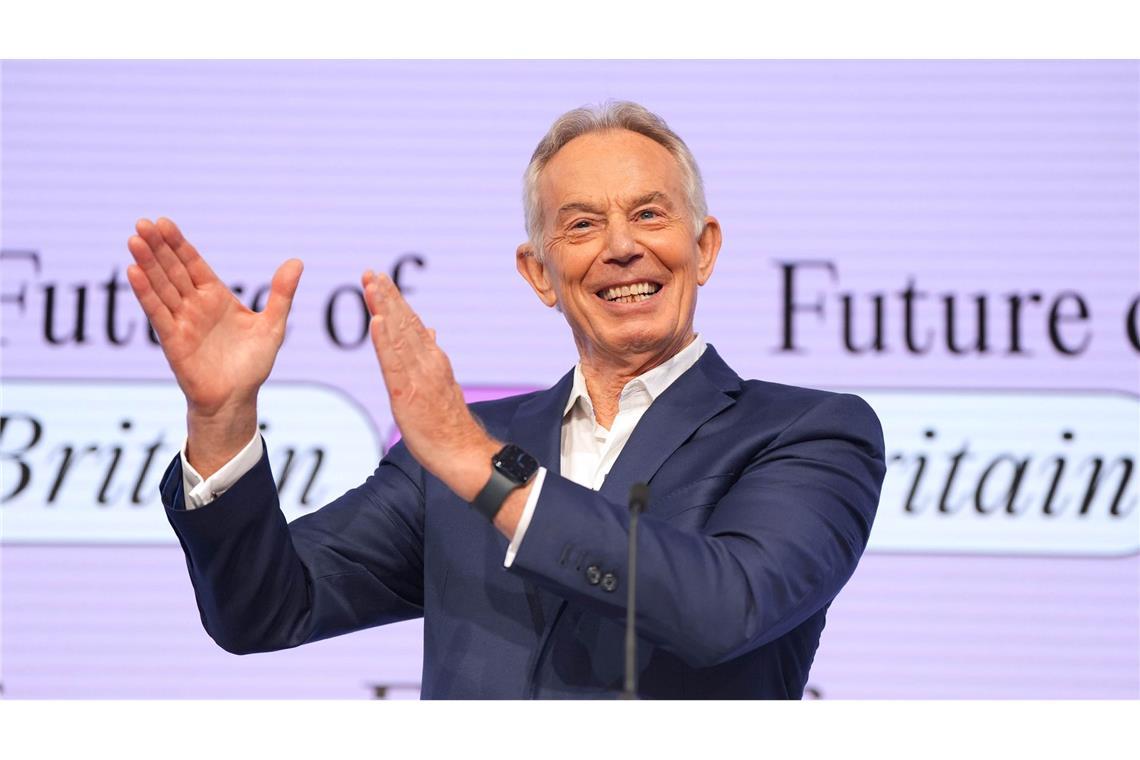 Der ehemalige britische Premierminister Tony Blair wird für eine wichtige Rolle in der Übergangszeit nach einem Kriegsende gehandelt. (Archivbild)
