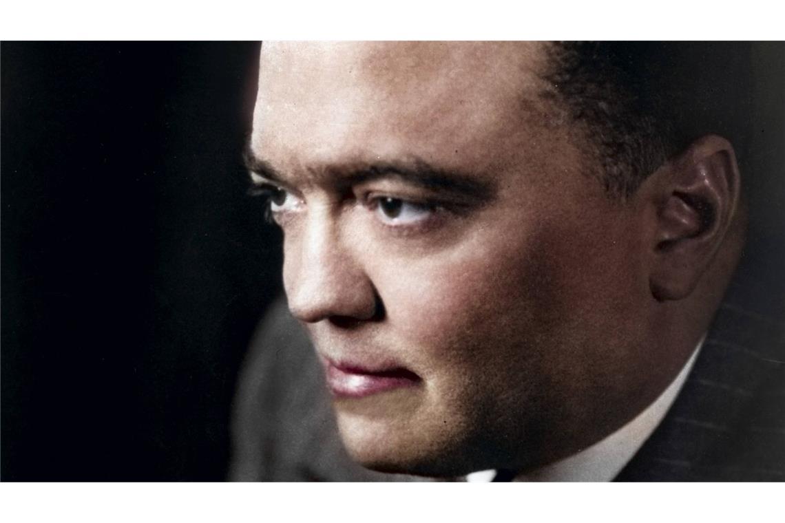 John Edgar Hoover gründet die US-Bundespolizei FBI Der ehemalige FBI-Chef John Edgar Hoover (1895-1972) auf einer Fotografie von 1948