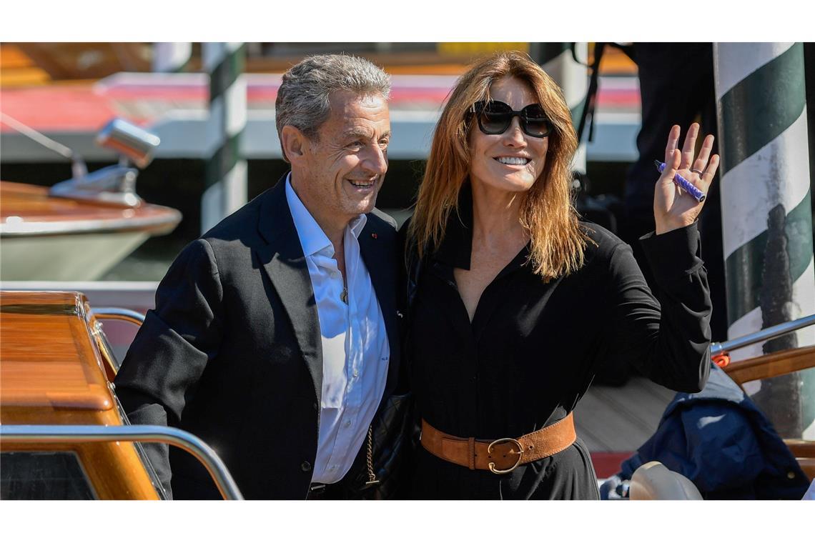 Zwischen Politik und Glamour: Promi-Paare im Liebesglück Der ehemalige französische Staatspräsident Nicolas Sarkozy und die Sängerin Carla Bruni sind seit dem Jahr 2008 verheiratet. (Archivbild)