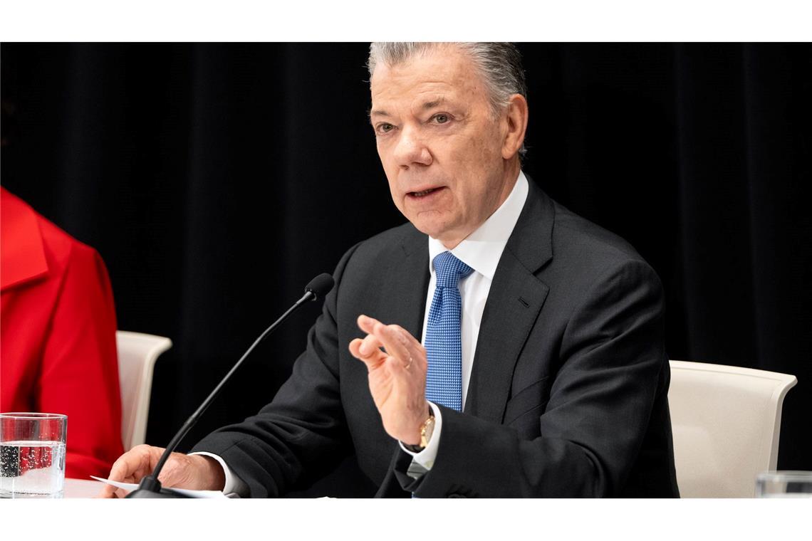 Weltuntergang in 89 Sekunden: Forscher warnen vor Desaster Der ehemalige kolumbianische Präsident und Friedensnobelpreisträger Juan Manuel Santos warnte vor verschiedenen existenziellen Bedrohungen.