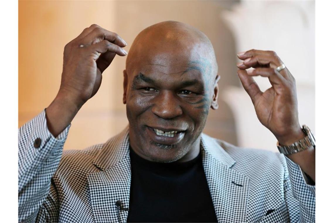 Der ehemalige US-amerikanische Schwergewichtsboxer Mike Tyson. Foto: Kamran Jebreili/AP/dpa/Archiv