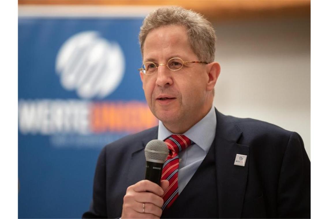 Politisches Comeback für Hans-Georg Maaßen? Der ehemalige Verfassungsschutzpräsident Hans-Georg Maaßen. Foto: Michael Reichel/dpa