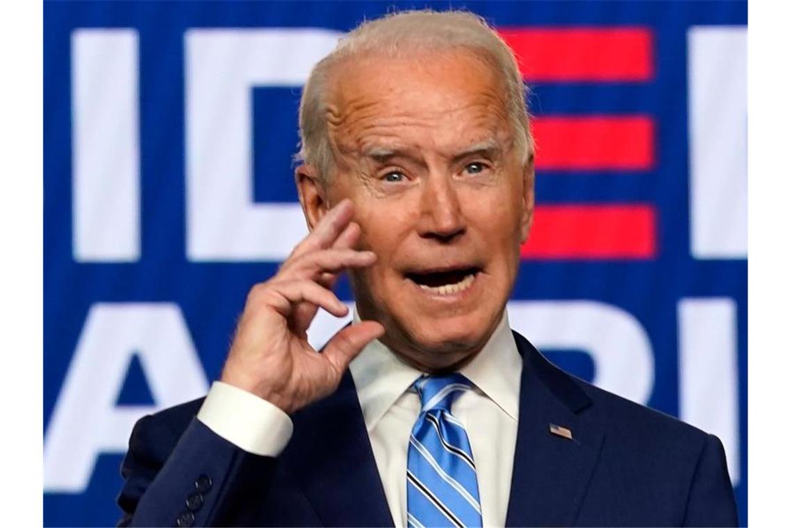 Wahlfavorit Biden verspricht mehr Einheit in Amerika