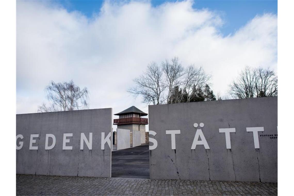 Der Eingang zur Gedenkstätte Sachsenhausen. Foto: Patrick Pleul