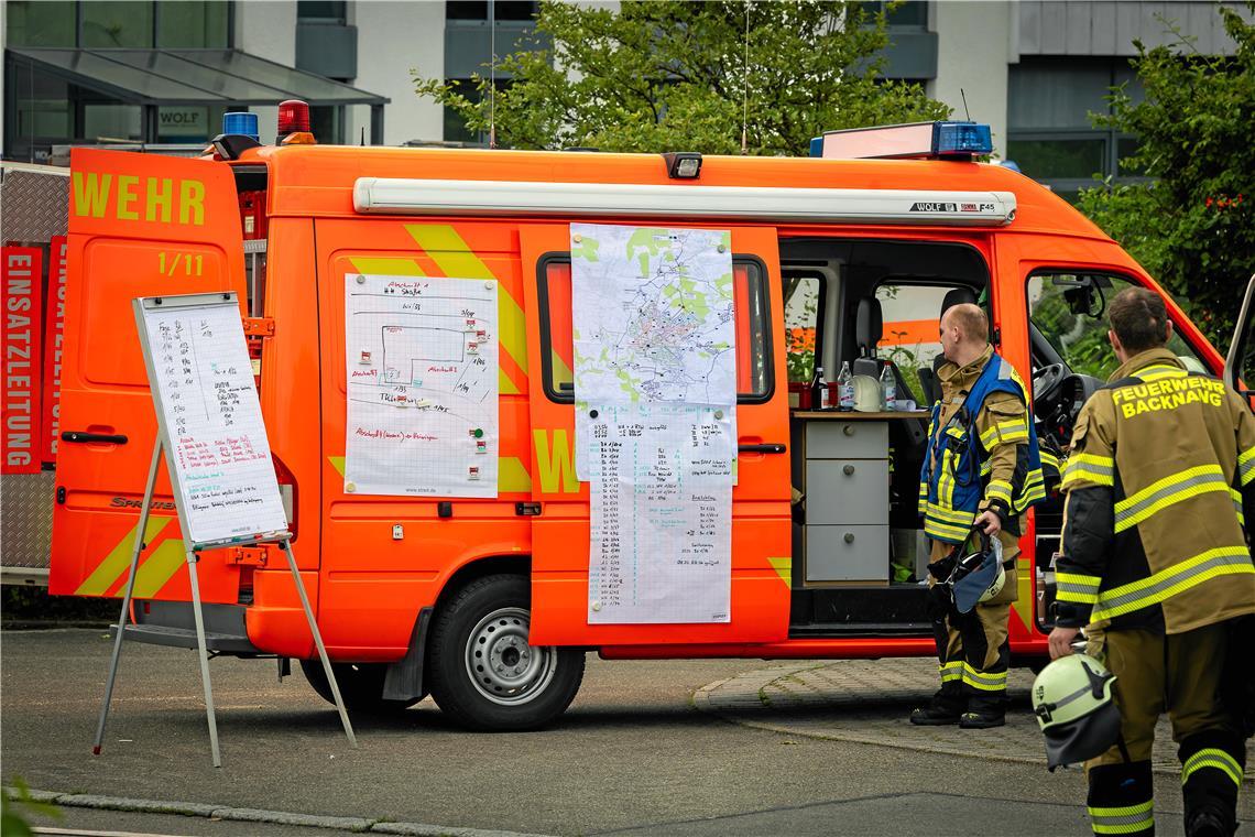 Der Einsatz folgt einem genauen Plan.