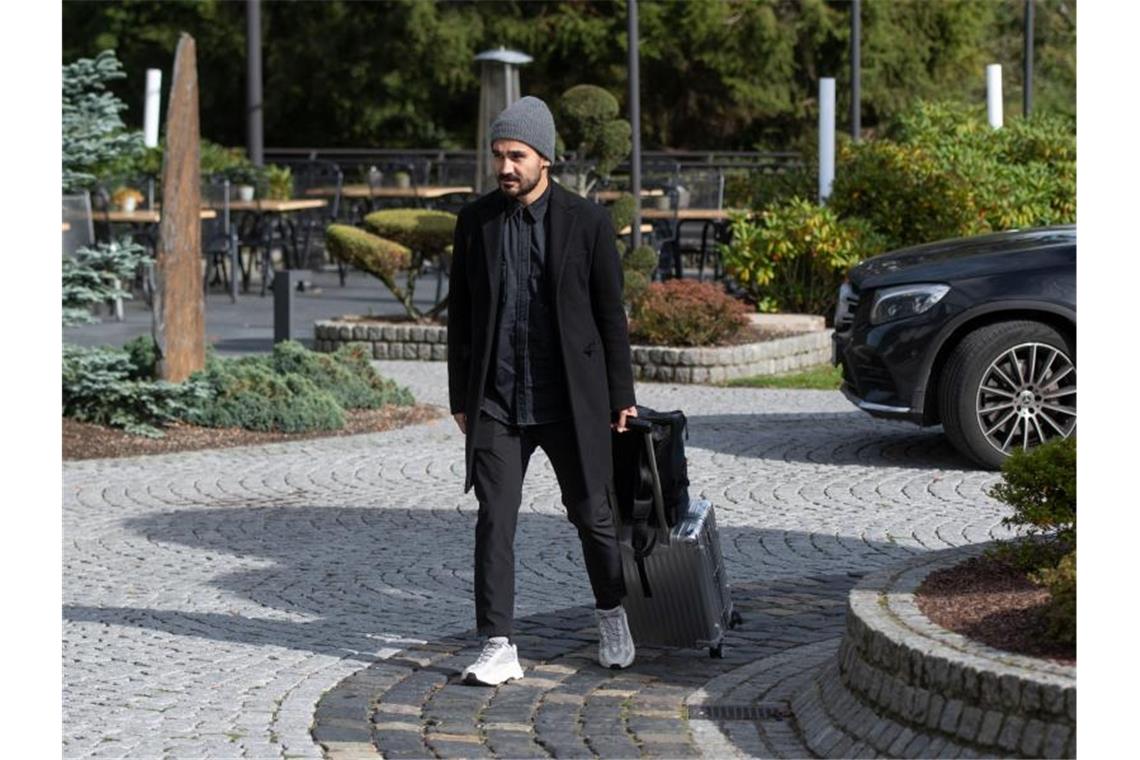Der Einsatz von Ilkay Gündogan gegen Estland ist weiter fraglich. Foto: Bernd Thissen/dpa