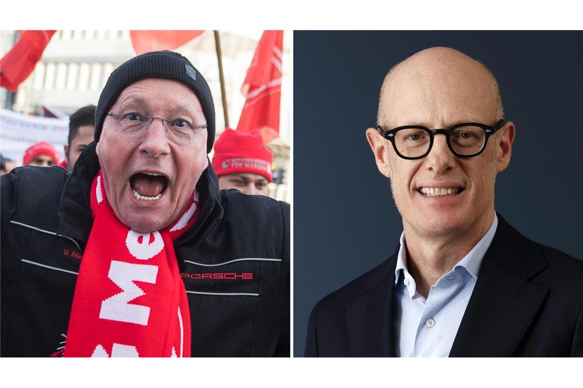 Der einstige Arbeiterführer Uwe Hück (li.) und der neue Porsche-Chef Michael Leiters kennen sich seit 20 Jahren.