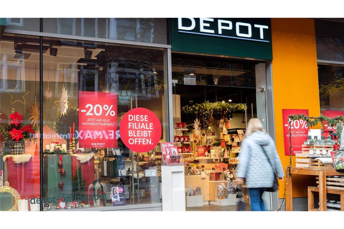 Deko-Kette Depot schließt zahlreiche Filialen