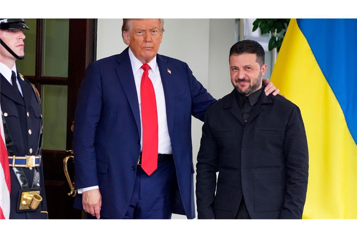 Der Empfang für den ukrainischen Präsidenten Selenskyj im Weißen Haus war freundlich.