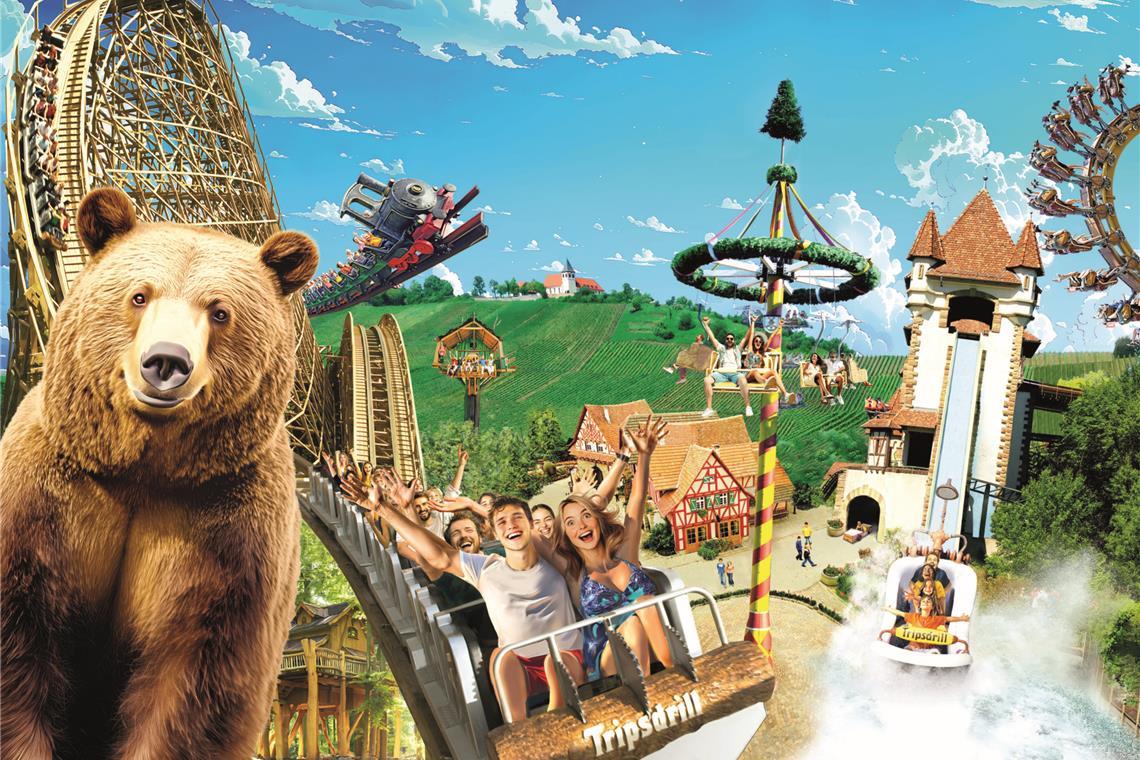 Der Erlebnispark Tripsdrill wird zum zehnten Mal ausgezeichnet.