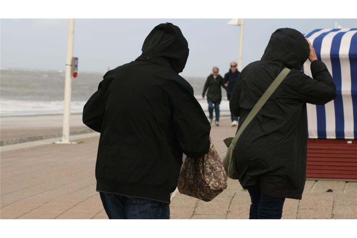 Der erste Herbststurm erreicht Norderney.