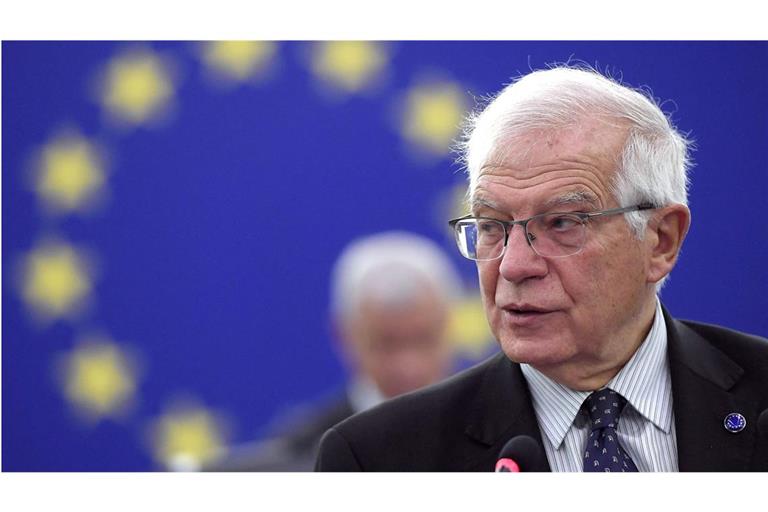 Der EU-Außenbeauftragte Josep Borrell verkündete die Details des neuen Sanktionspakets.