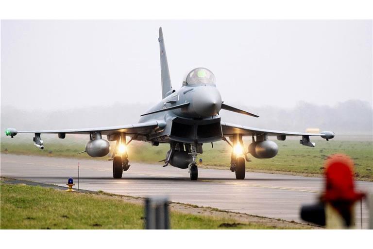 Der Eurofighter wurde gemeinsam von Deutschland, Großbritannien, Spanien und Italien entwickelt. (Symbolfoto)