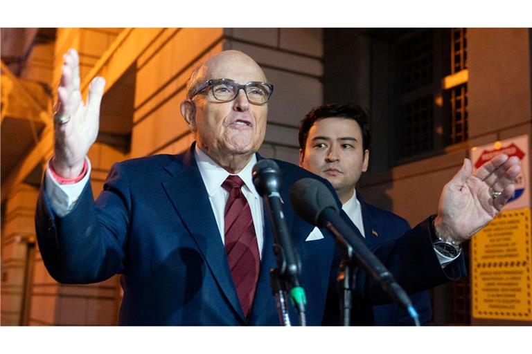 Der Ex-Bürgermeister von New York liegt laut einem Sprecher im Krankenhaus (Archivbild).