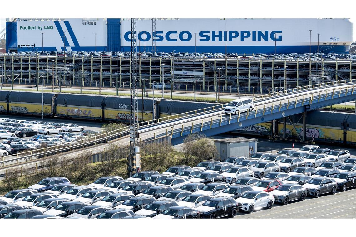 Harte Zeiten für die Autobauer - doch nicht alle verlieren Der Export ist für die deutsche Autoindustrie von entscheidender Bedeutung. (Archivbild)