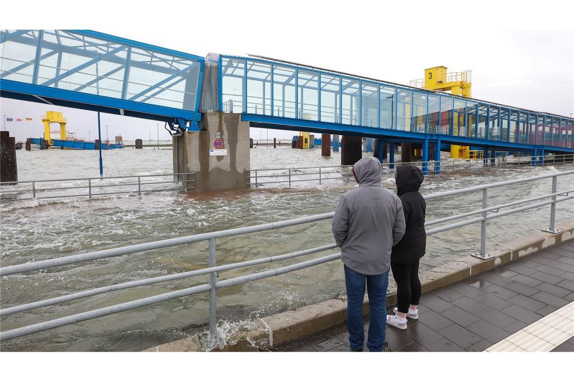 Der Fährverkehr war beeinträchtigt