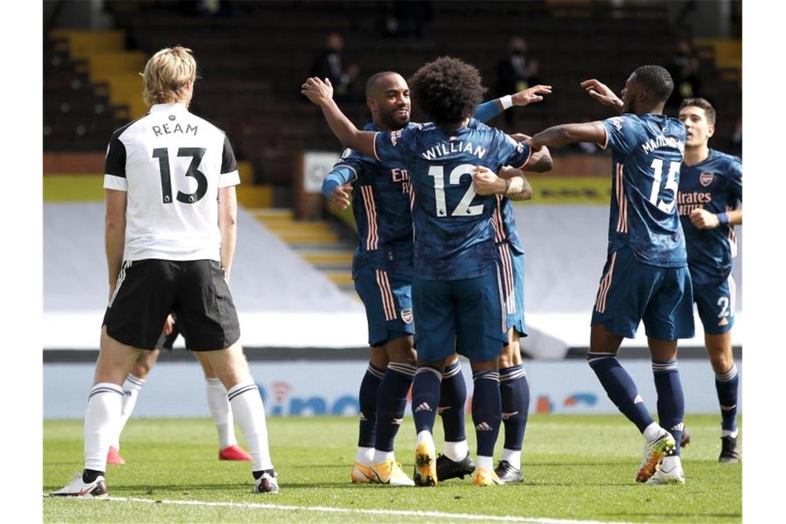 Der FC Arsenal feierte gegen Fulham einen souveränen Auftaktsieg in die neue Saison. Foto: Paul Childs/PA Wire/dpa