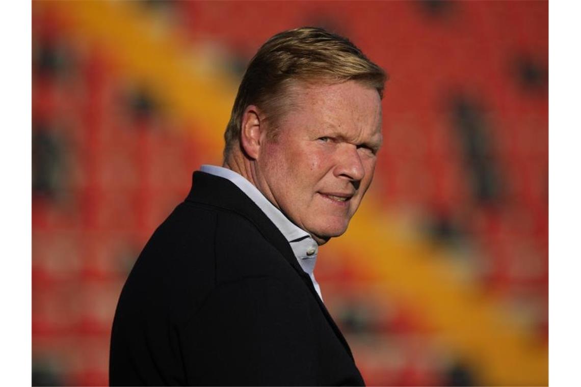 Der FC Barcelona und Trainer Ronald Koeman gehen getrennte Wege. Foto: Manu Fernandez/AP/dpa