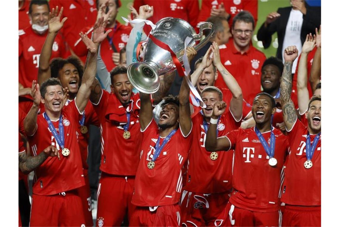 Der FC Bayern hatte in der vergangenen Saison die Champions League gewonnen. Foto: Matthew Childs/Pool Reuters/AP/dpa
