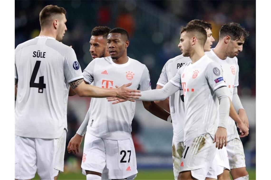 Bayerns Kraftzentrum: Kimmich löst seine Bringschuld ein Der FC Bayern München ist in der Fußball-Königsklasse auf Kurs. Foto: Maxim Shemetov/Reuters Pool/dpa