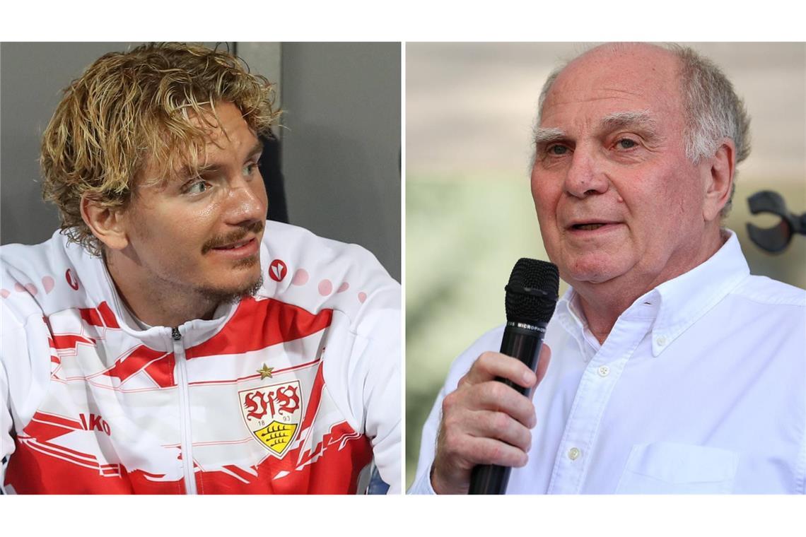 Der FC Bayern um Ehrenpräsident Uli Hoeneß hat im Transfersommer  um den Ex-VfB-Stürmer Nick Woltemade – vergeblich.