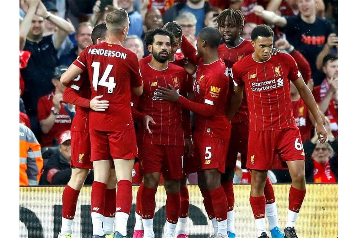 FC Liverpool mit Kampfansage - Man City antwortet mit 5:0 Der FC Liverpool feierte einen lockeren Heimsieg. Foto: Martin Rickett/PA Wire