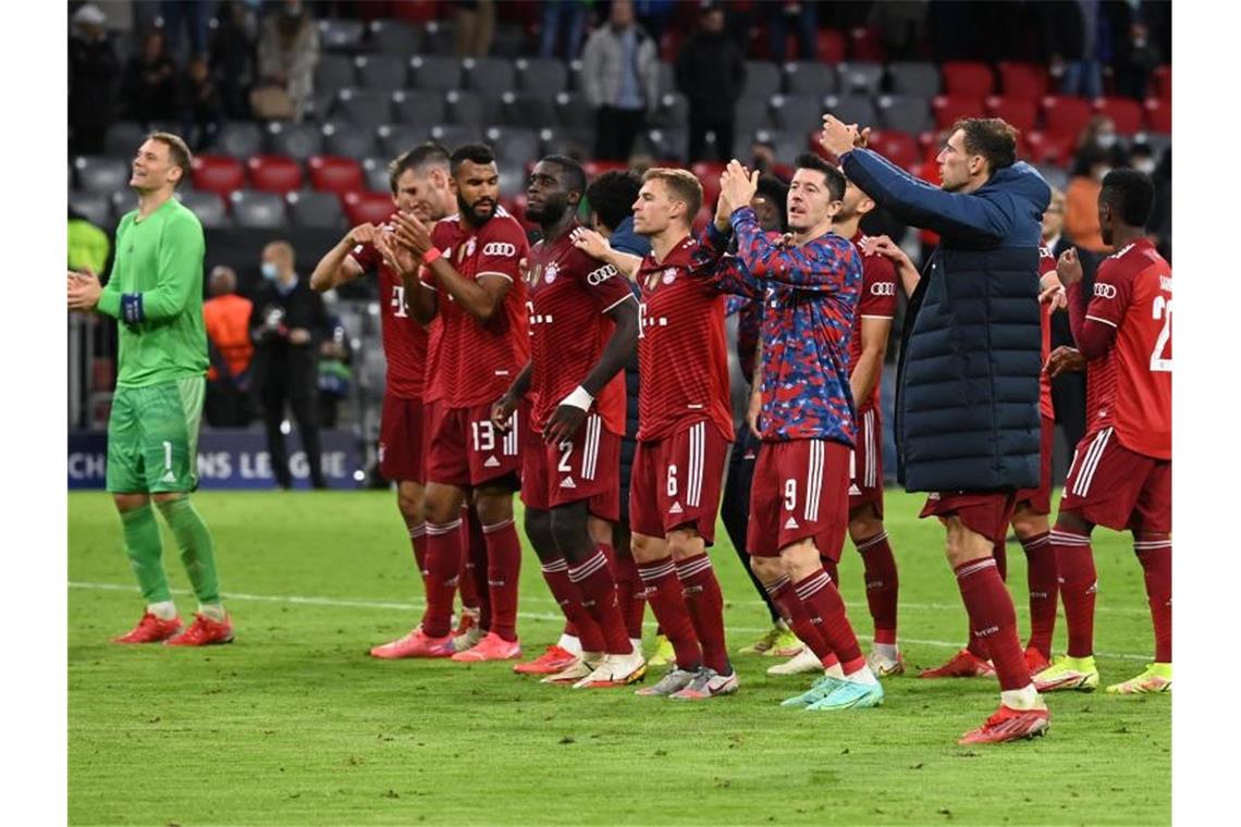 Nagelsmann-Fußball nach nicht mal 100 Tagen - „Leroy“-Rufe Der FC Bayern München dominiert auch in der Champions League. Foto: Sven Hoppe/dpa