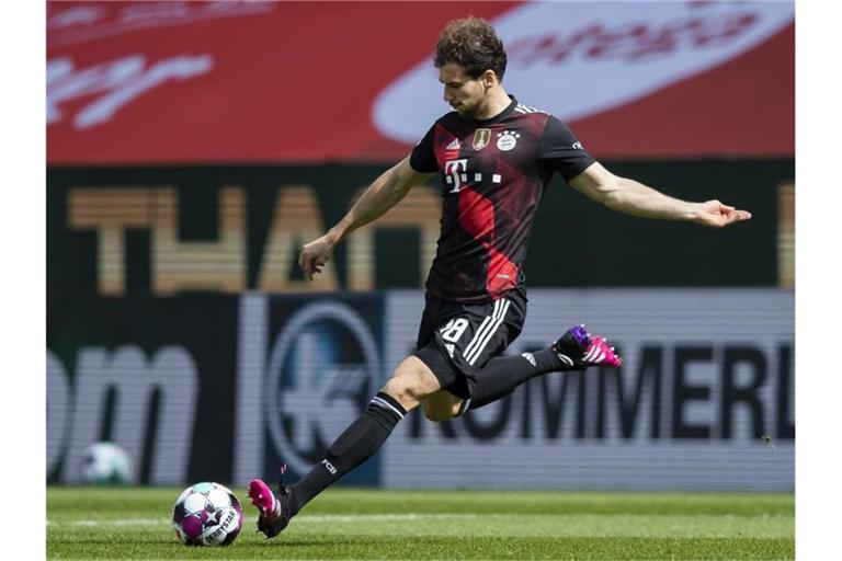 Der FC Bayern München hat den Vertrag mit Leon Goretzka verlängert. Foto: Tom Weller/dpa