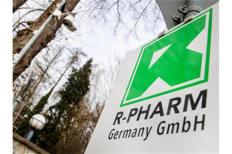 Der Firmensitz von R-Pharm Germany. Foto: Stefan Puchner//dpa/Archivbild