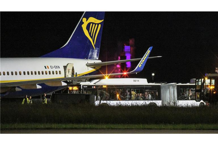 Der Flieger war von Berlin nach Mailand unterwegs, als er in Turbulenzen geratenen ist.