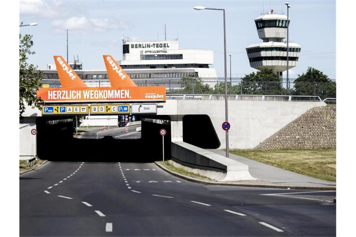 Der Flughafen Berlin-Tegel. Foto: Carsten Koall/dpa