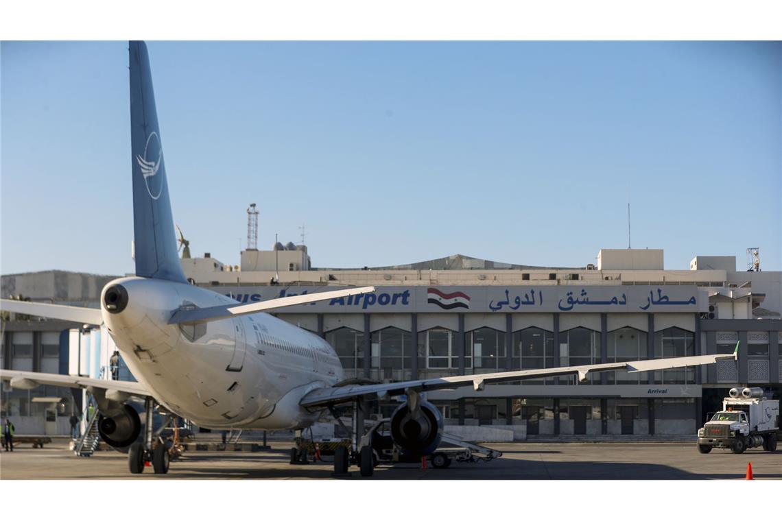 Der Flughafen von Damaskus