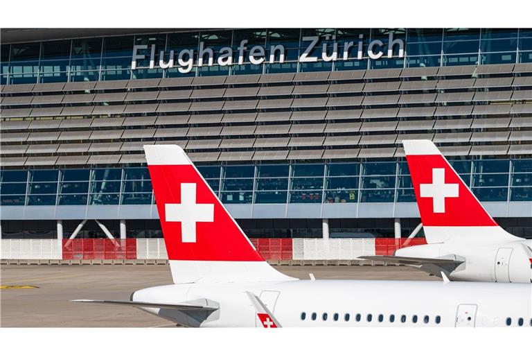 Der Flughafen Zürich liegt nah an der deutschen Grenze und wird auch von vielen deutschen Fluggästen genutzt.
