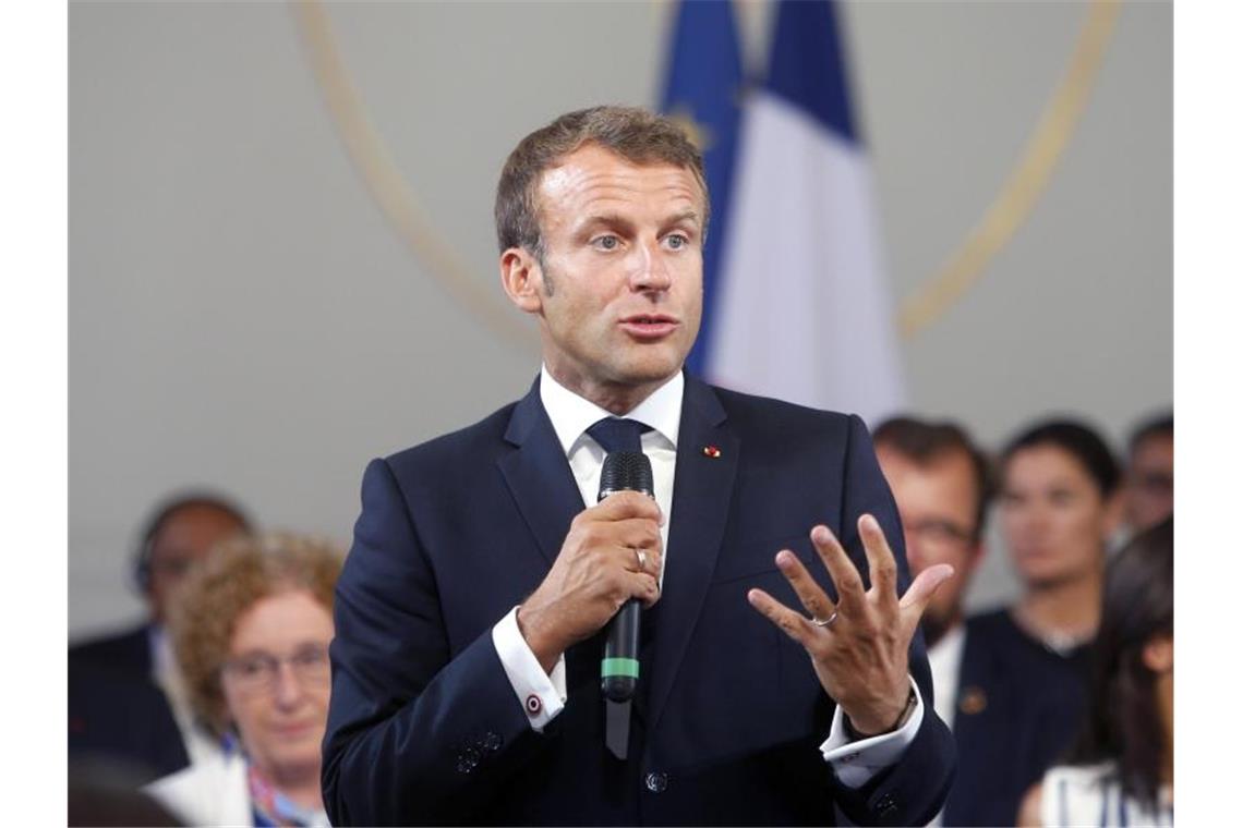 Macron will Trump beim G7-Gipfel in Biarritz ausbremsen Der französiche Präsident Emmanuel Macron lädt zum G7-Gipfel nach Biarritz. Foto: Michel Spingler/AP