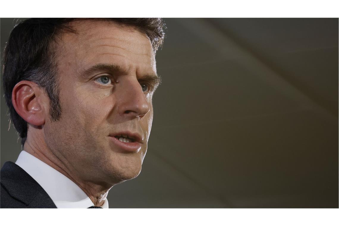 New York: Auch Frankreich erkennt Staat Palästina an Der französische Präsident Emmanuel Macron. Frankreich will Palästina künftig als eigenen Staat anerkennen.