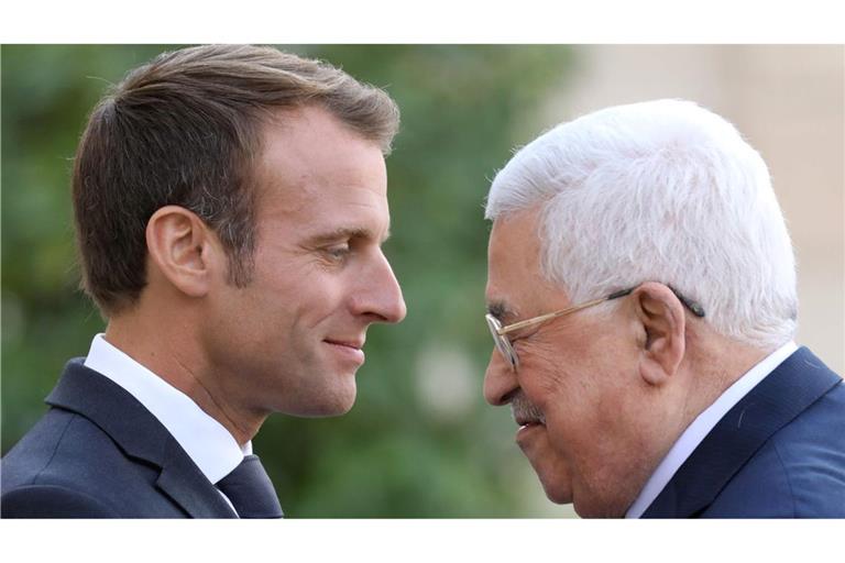 Der französische Präsident Emmanuel Macron will Palästina als Staat anerkennen und hat dazu einen Brief an den Palästinenserpräsidenten Mahmud Abbas veröffentlicht.