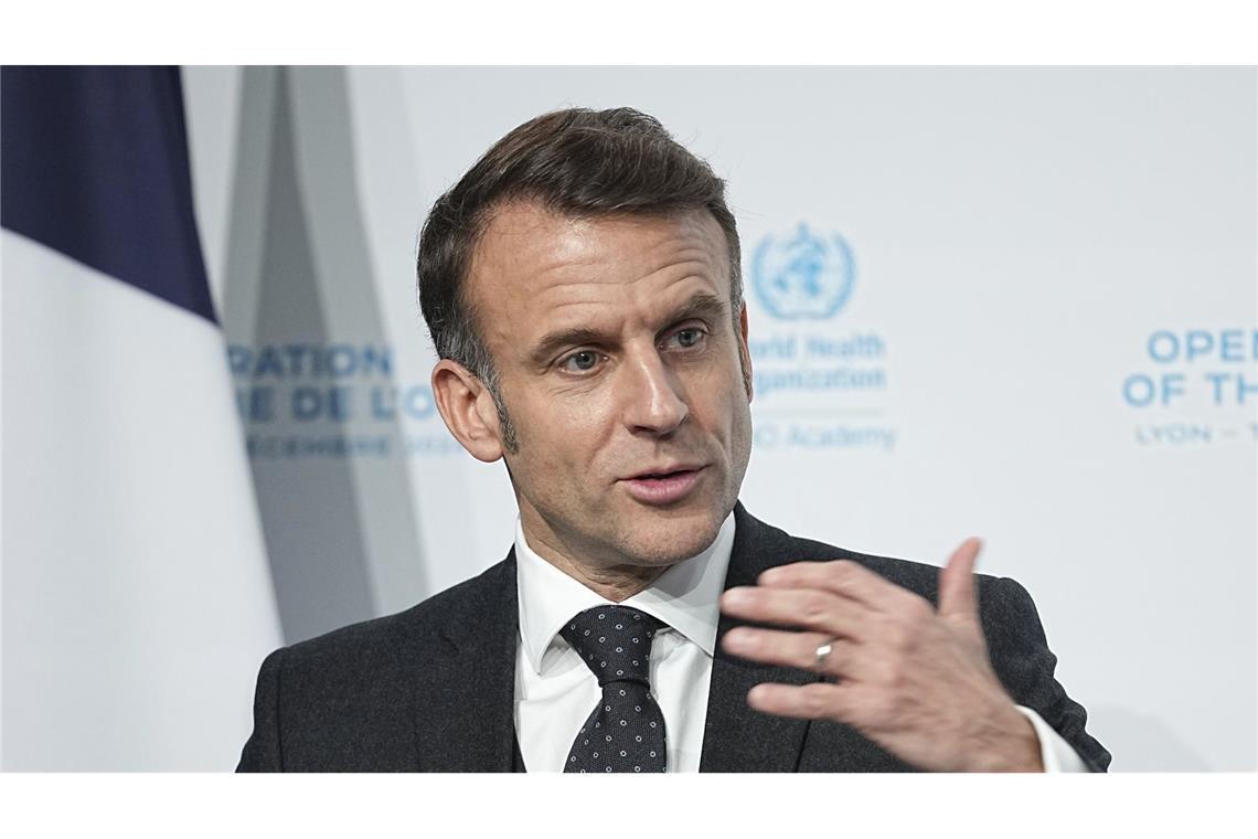 Macron: Lösung für Ukraine darf nicht „Kapitulation“ gleichkommen Der französische Staatschef Emmanuel Macron (Archivbild).