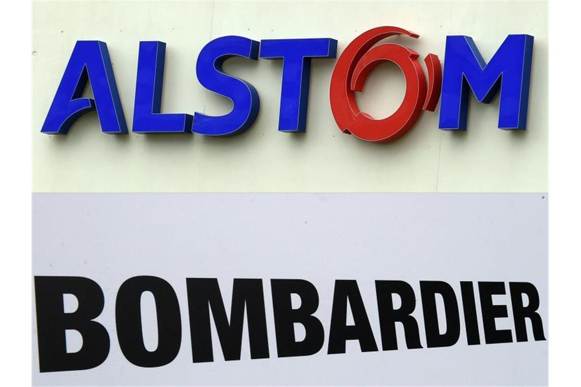 Der französische Zughersteller Alstom sieht die geplante Übernahme der Zugsparte des kanadischen Bombardier-Konzerns auf gutem Weg. Foto: Pascal Guyot/AFP/dpa