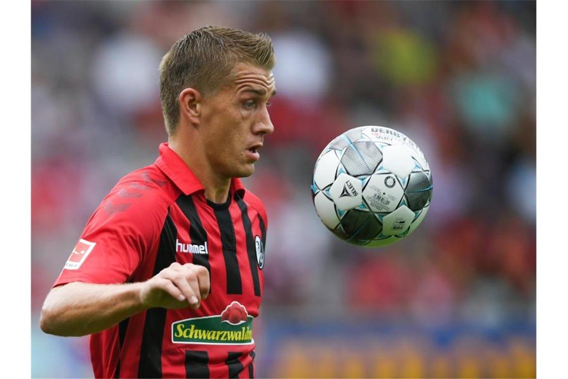 Petersen vor Duell mit BVB: „Gunst der Stunde nutzen“ Der Freiburger Nils Petersen. Foto: Patrick Seeger/dpa